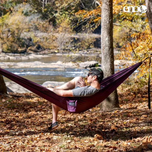Miniatura 7 de ENO TravelNest Hamaca y Correas Combo - Hamaca Portátil de Senderismo y Camping con Correas Incluidas - Hamaca de Viaje para Camping, Senderismo