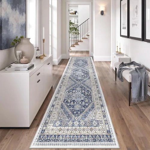 Miniatura 81 de zesthome Alfombra 4x6 - Alfombra Resistente a Manchas Lavable, Alfombras con Respaldo Antideslizante para Sala de Estar, Alfombras Pequeñas de Área