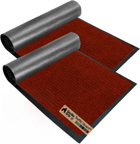 Miniatura 13 de Gorilla Grip - Tapete afelpado original de goma con perfil bajo, resistente, duradero, impermeable y fácil de limpiar para interior y exterior