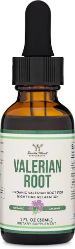 Miniatura 6 de Gotas de raíz de valeriana para dormir, extracto de tintura de raíz de valeriana orgánica de 168 mg - 1 onza líquida, 30 porciones