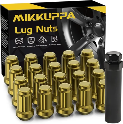 Miniatura 13 de MIKKUPPA Tuercas de llanta M12x1.5 – Repuesto para Chevy Impala 1994-2013, Honda Accord/CRV/Civic 1998-2022, rueda de repuesto Honda Pilot 2003-2008