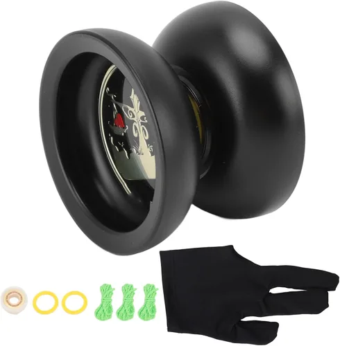 Yoyo Ball profesional sin respuesta de aleación de aluminio de alto rendimiento Yo Yo para adolescentes y adultos Ejercicio manos en habilidad,