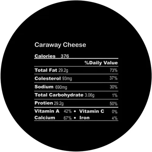 Miniatura 3 de Funny Caraway Cheese Acción de Gracias Nutricional PopSockets MagSafe PopGrip para iPhone