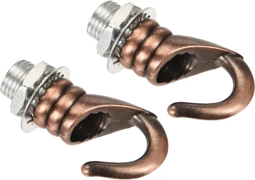 Miniatura 7 de YOKIVE 2 ganchos de techo de aleación M10, colgador de accesorios colgantes galvanizados Lámpara de araña colgante, ideal para el hogar