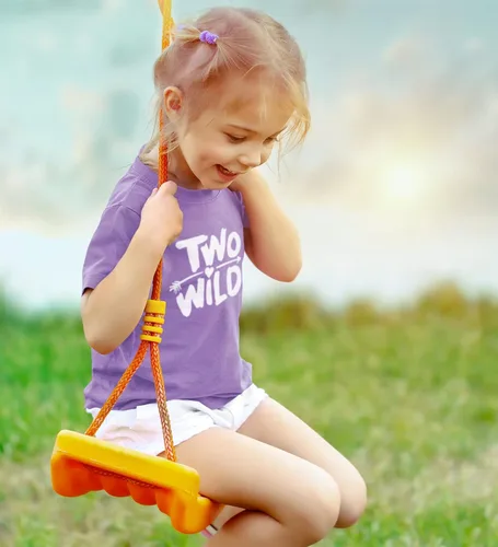 Miniatura 4 de Two Wild - Camiseta para niña de 2 años de edad, traje de segundo cumpleaños