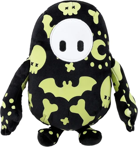 Miniatura 10 de FALL GUYS Juguetes Originales Oso Rosa Piel de Frijol Coleccionable Oficial Peluche Deluxe de 8 Pulgadas con Corona de Oro del Juego de Video