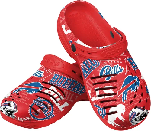 Miniatura 18 de FOCO Arizona Cardinals NFL Mens Historic Print Clog with Strap