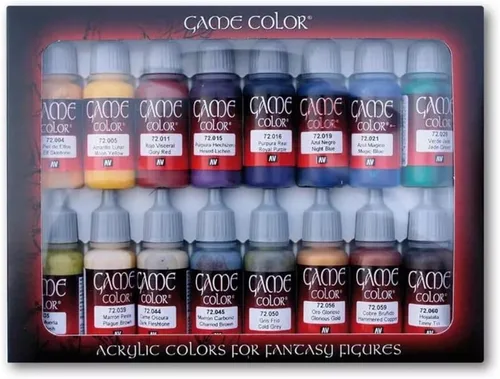 Miniatura 6 de Vallejo - Set de Colores de Juego Avanzado Set Avanzado para Figuras de Fantasía y Juegos de Guerra 16 Botellas x 18 ml (0,60 fl.oz.)