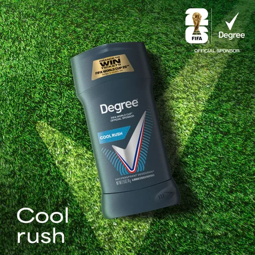 Miniatura 2 de Degree Men Desodorante antitranspirante de protección avanzada para hombre, Cool Rush, 4 unidades, 72 horas, protección contra el sudor y el olor