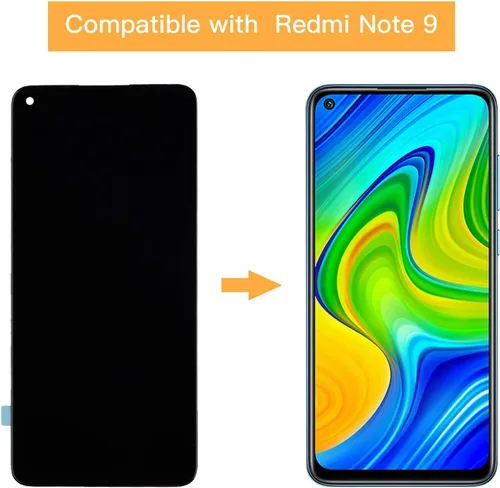 Miniatura 6 de Duotipa Pantalla táctil digitalizador LCD compatible con Xiaomi Redmi Note 9 6.53 "Pantalla LCD de repuesto con herramientas