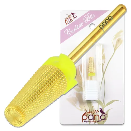 Miniatura 16 de PANA Broca de carburo de uñas 5 en 1 con vástago de 3/32 pulgadas - (grueso triple - grano extra fino, púrpura) - rotación bidireccional para uso