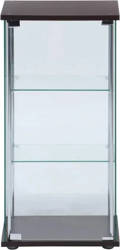 Miniatura 4 de Fuji Boeki 96049 - Estuche de la colección 96049, 3 niveles, ancho 16.7 x profundidad 14.4 x 33.9 pulgadas (16.7 x 14.4 x 33.9 in), marrón, vidrio