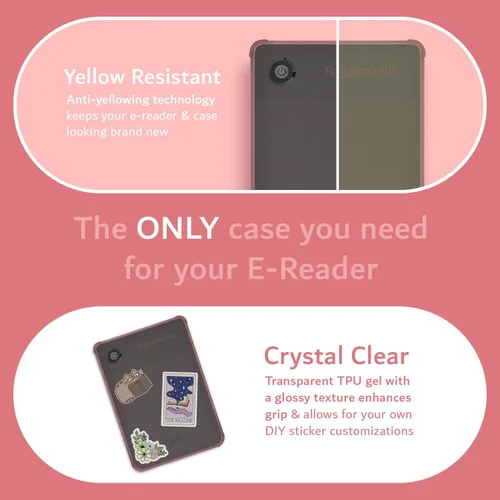 Miniatura 5 de TUDIA SKN - Funda diseñada para Kobo Clara 2E (6 pulgadas), no compatible con versión color/BW 2024, a prueba de golpes, delgada