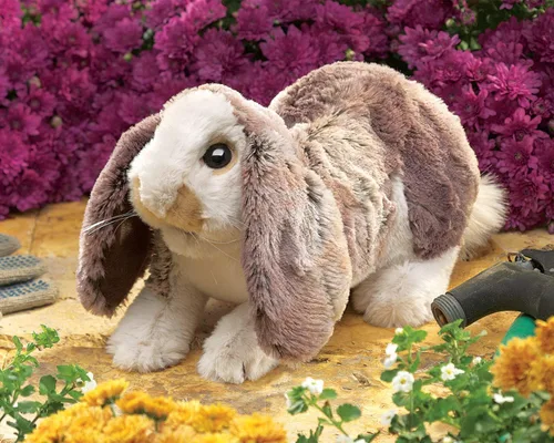 Miniatura 2 de Folkmanis Marioneta de mano de conejo Baby Lop