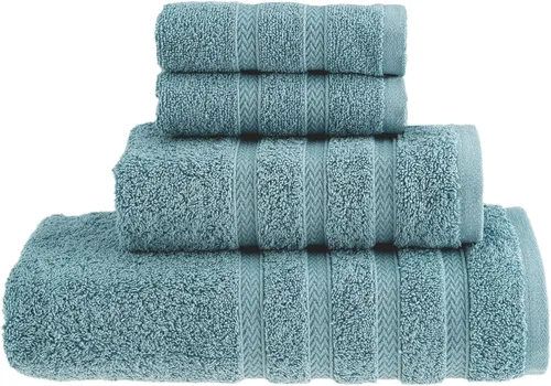 Miniatura 36 de HALLEY Paquete de 4 toallas de mano turcas de alta calidad (4 piezas) de 650 GSM, altamente absorbentes, súper suaves, 100% algodón, 4 toallas