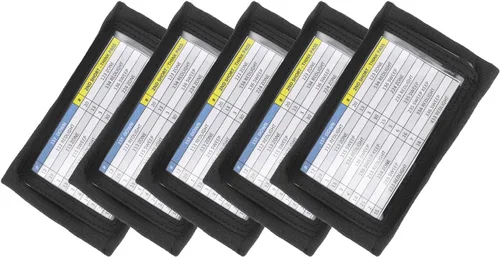 Miniatura 47 de Sports Unlimited Banda Instructora Triple para Adultos, Muñequeras de Fútbol para Jugadas, Muñequeras de Béisbol, Bandas de Brazo QB Negro