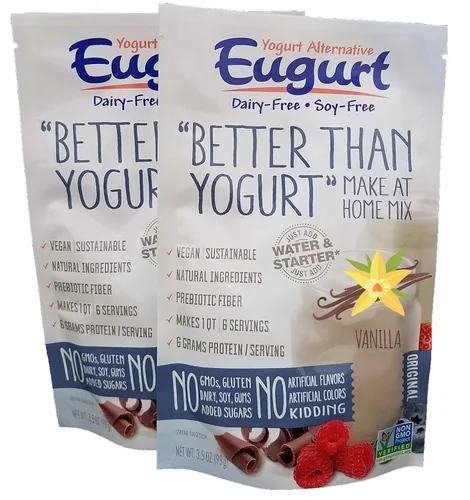 Miniatura 16 de Better Than Yogurt" Make At Home Mix (¡Sin lácteos y soja!) (coco, paquete de 2)
