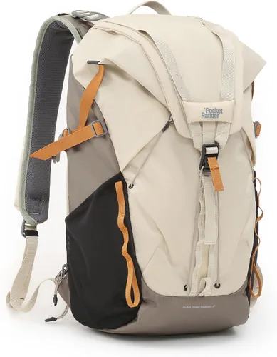 VSGO Pocket Ranger - Mochila expandible para fotografía y exteriores, 25L-33L, bolsa ligera para cámara para senderismo, montañismo, viajes Blanco