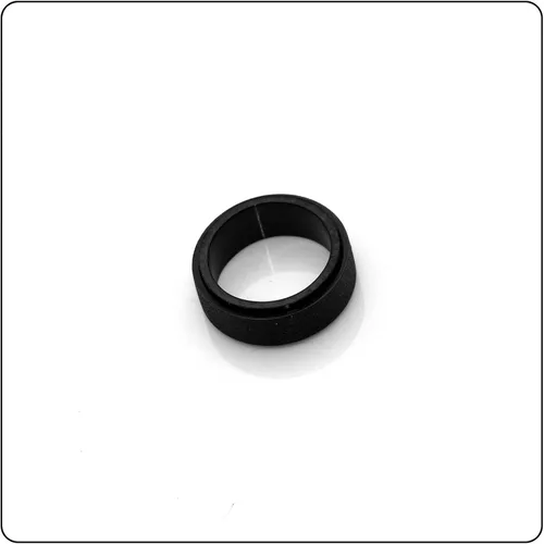 Miniatura 5 de Anillo giratorio negro de acero inoxidable esmerilado