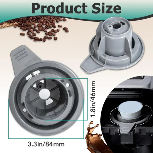 Miniatura 3 de 2 piezas de repuesto para soporte Hamilton Beach FlexBrew K-Cup, se adapta a FlexBrew Reemplaza el soporte K-Cup, plástico resistente, fácil