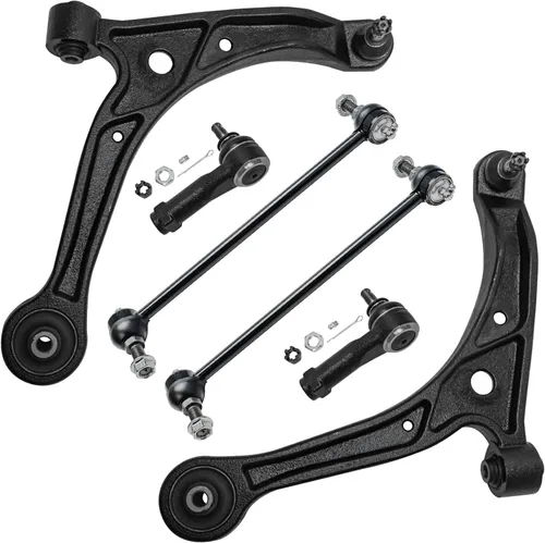 Miniatura 53 de Detroit Axle - Kit de brazos de control de extremo delantero 4WD para Ford 04-08 F-150, 06-08 Lincoln Mark LT, 4 extremos de barra de acoplamiento