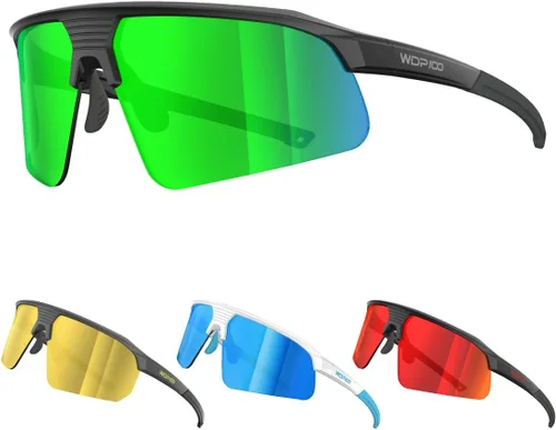 Miniatura 8 de Q217 HD Gafas de sol polarizadas para mujeres y hombres, ciclismo, correr, pesca, senderismo, golf, béisbol, voleibol, deportes al aire libre, Q217
