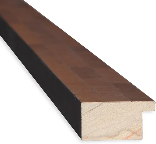 Miniatura 2 de Amanti Art Espejo de baño marrón para sobre el fregadero, 27 x 41 pulgadas, espejo rectangular de pecan ligero fresco, marco de madera rústica Nuez