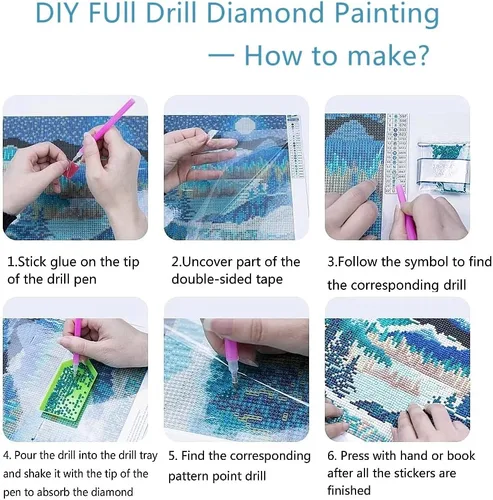 Miniatura 4 de Kits de pintura de diamantes 5D para perro, pomerania, taladro completo, cuentas redondas, arte de diamante, gemas de piedra, punto de cruz, pintura