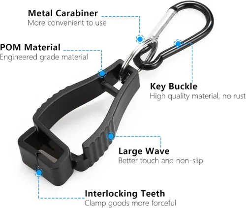 Miniatura 3 de Glove Clips for Work Glove Holders, Glove Holder Clip Gloves Clip for Construction