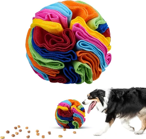 Miniatura 32 de Pelota de olfateo para mascotas, bola interactiva para perros ciegos, entrenamiento para aliviar el estrés, juguetes de enriquecimiento para perros