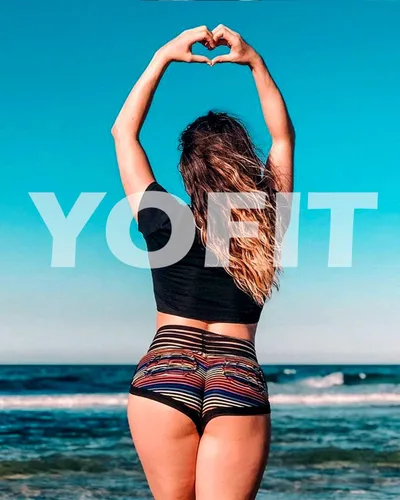 Miniatura 6 de YOFIT Pantalones cortos para mujer, sexys, sexys, zorra, con efecto de Twerk, con diseño de margaritas, dukes, lindos pantalones cortos de atletismo