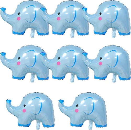 Miniatura 10 de Globos de abeja, 6 piezas de globos de aluminio con forma de helio para fiesta de animales de dibujos animados para selva safari temática telón