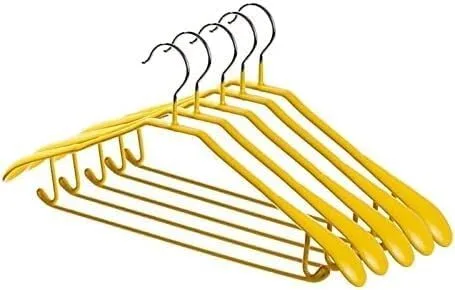 Miniatura 13 de Perchero organizador de ropa, perchas de ropa / perchas para abrigos, 10 perchas de metal antideslizante sin costuras para el hogar para colgar ropa
