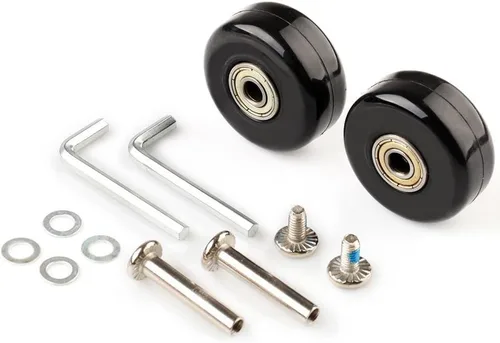 Miniatura 3 de F-BER Kit de reemplazo de ruedas de equipaje para maleta, ruedas OD40-2.520 in, ABEC 608zz, juego de 2
