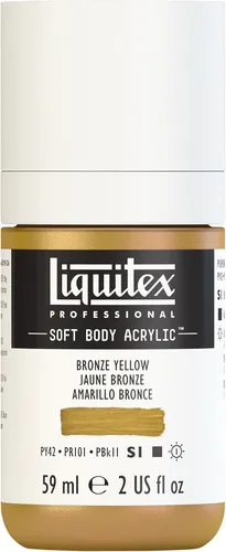 Miniatura 37 de Liquitex Professional Soft Body - Pintura acrílica, botella de 2 onzas (59 ml), blanco titanio Titanio Blanco