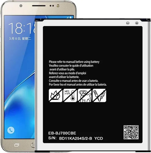 DDONG Para Samsung Galaxy J7 Batería de repuesto, EB-BJ700CBE Batería para Galaxy J7 J700T J700T1 SM-J700T1 SM-J700P EB-BJ700BBC EB-BJ700BBU