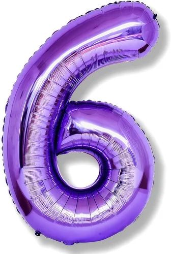 Miniatura 43 de Globos de número azul pastel de 40 pulgadas, globo gigante autoinflable de aluminio número 5 de cumpleaños para niños, globos azul bebé para hombres