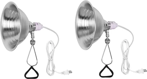 Miniatura 17 de Simple Deluxe - Paquete de 6 lámparas de abrazadera de 8.5 pulgadas con reflector de aluminio de hasta 150 W, cable de 6 pies