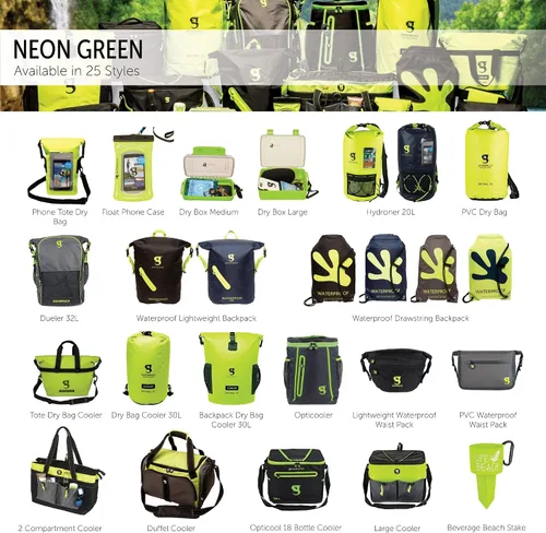 Miniatura 4 de geckobrands Mochila impermeable de 30 l, Azul marino Verde, 30 L, Mochila impermeable 30l