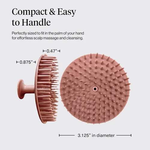 Miniatura 2 de Kitsch Masajeador de cuero cabelludo para el cuidado del cabello - Depurador de cuero cabelludo, cepillo de champú y exfoliante para todo