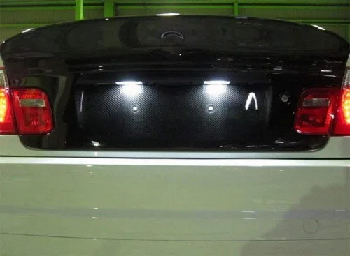 Miniatura 4 de iJDMTOY OEM-Fit - Kit de luces LED completas para placa de matrícula de 3 W, compatible con BMW E46 LCI/Facelift 325ci 330ci M3 2-Coor Coupe