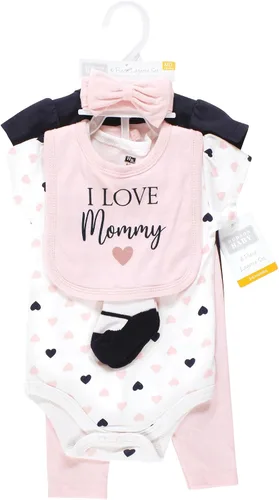 Miniatura 2 de Hudson Baby Juego de canastilla de algodón unisex para bebé