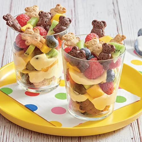 Miniatura 10 de Teddy Grahams Snacks Graham de chocolate, 6 cajas de 10 onzas
