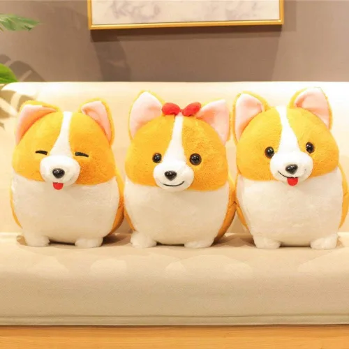 Miniatura 2 de 123Arts - Cojín de peluche con diseño de perro Corgi