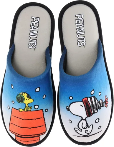 Miniatura 4 de Peanuts Pantuflas familiares, pantuflas navideñas Snoopy & Woodstock, tallas para adultos, jóvenes y niños pequeños