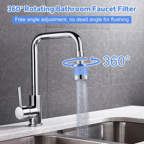 Miniatura 3 de Paquete de 10 cartuchos de filtro de agua para fregadero, reemplazo de filtro de agua para grifo, cocina, baño, filtro de fregadero, elimina cloro