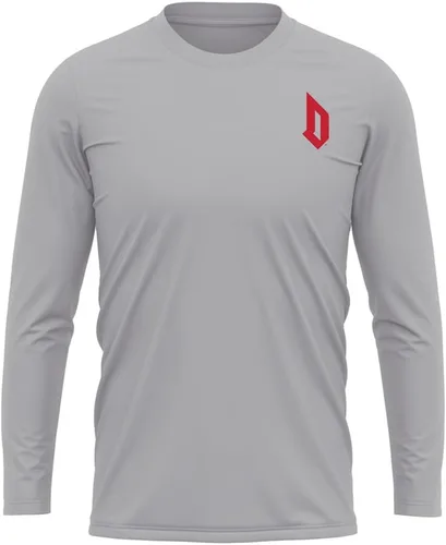 Miniatura 41 de Camisa deportiva de manga larga oficial de la NCAA Collegiate para hombre, con logotipo en el pecho izquierdo, colección Athletic Heather
