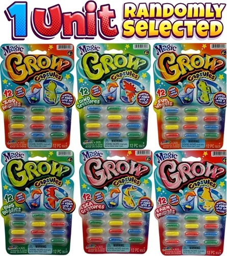 Miniatura 2 de JA-RU Magic Grow, 18 cápsulas, animales marinos, paquete de 1