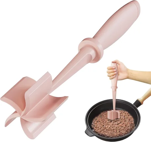 Miniatura 11 de Shadowgallery Paquete de 2 Picadores de Carne, Machacador de Carne Resistente al Calor para Carne de Hamburguesa, Triturador de Carne Molida