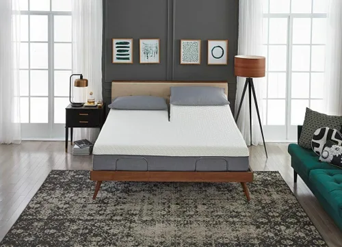Miniatura 11 de Juego de sábanas Split King con 2 sábanas bajeras individuales XL, ropa de cama de 5 piezas, sin arrugas, resistente a la decoloración, microfibra